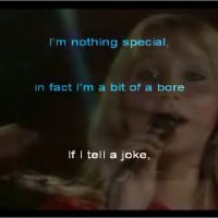 Abba - Thank you for the music - Karaoke