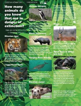 2011 március endangered