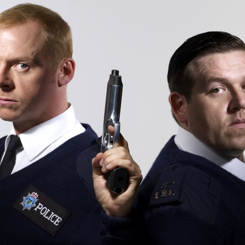 Hot Fuzz British Accents vicces