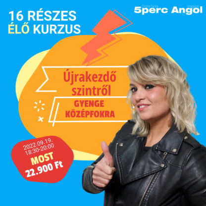 LEVEL 2 - Erős újrakezdő szinttől - videókurzus