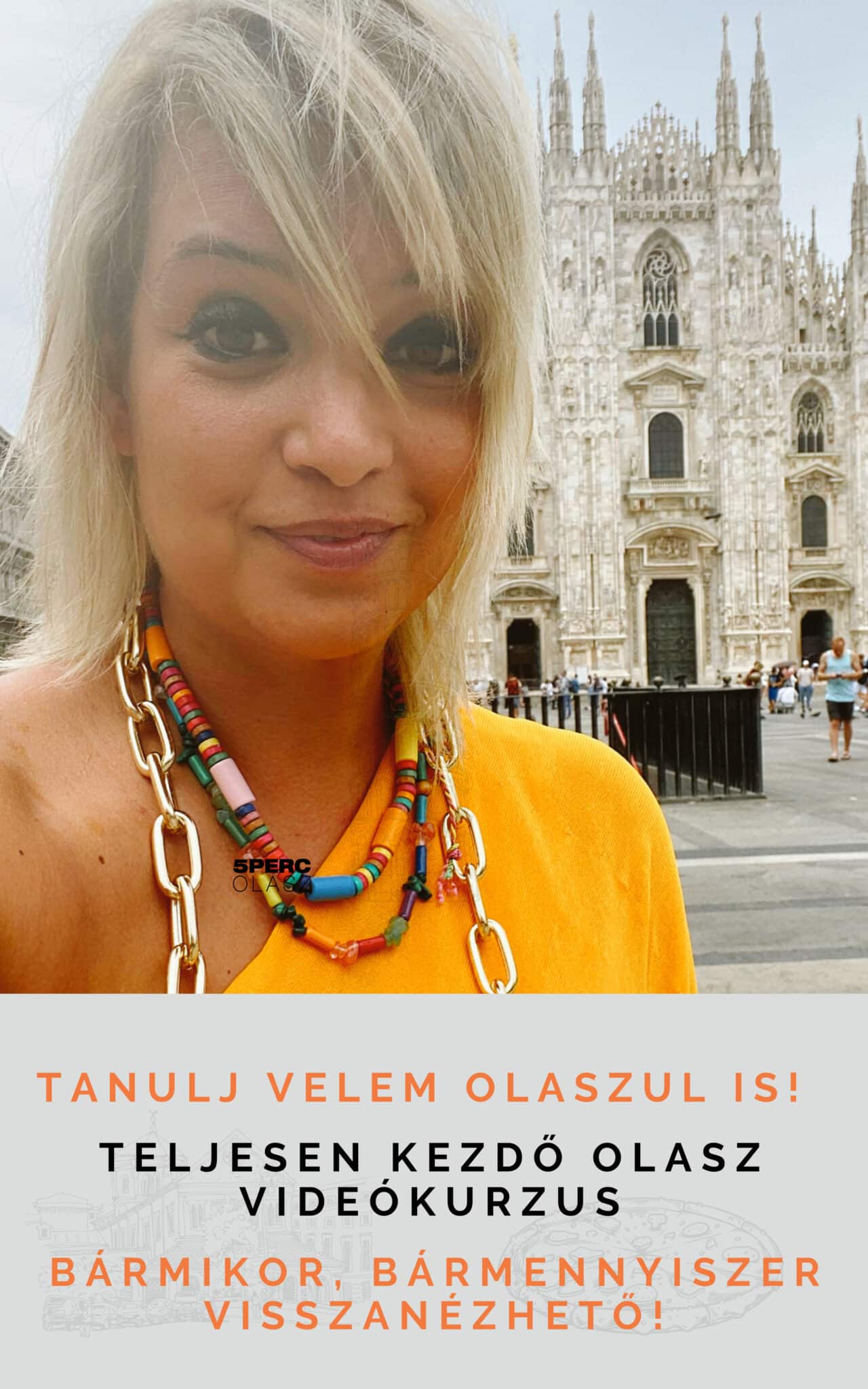 Ciao a tutti! Kezdő OLASZ nyelvtanfolyam online (videókurzus) Nórival!