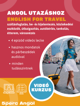 angol utazáshoz