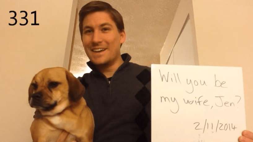 This Man Proposed To His Girlfriend Every Single Day For A Year 3
