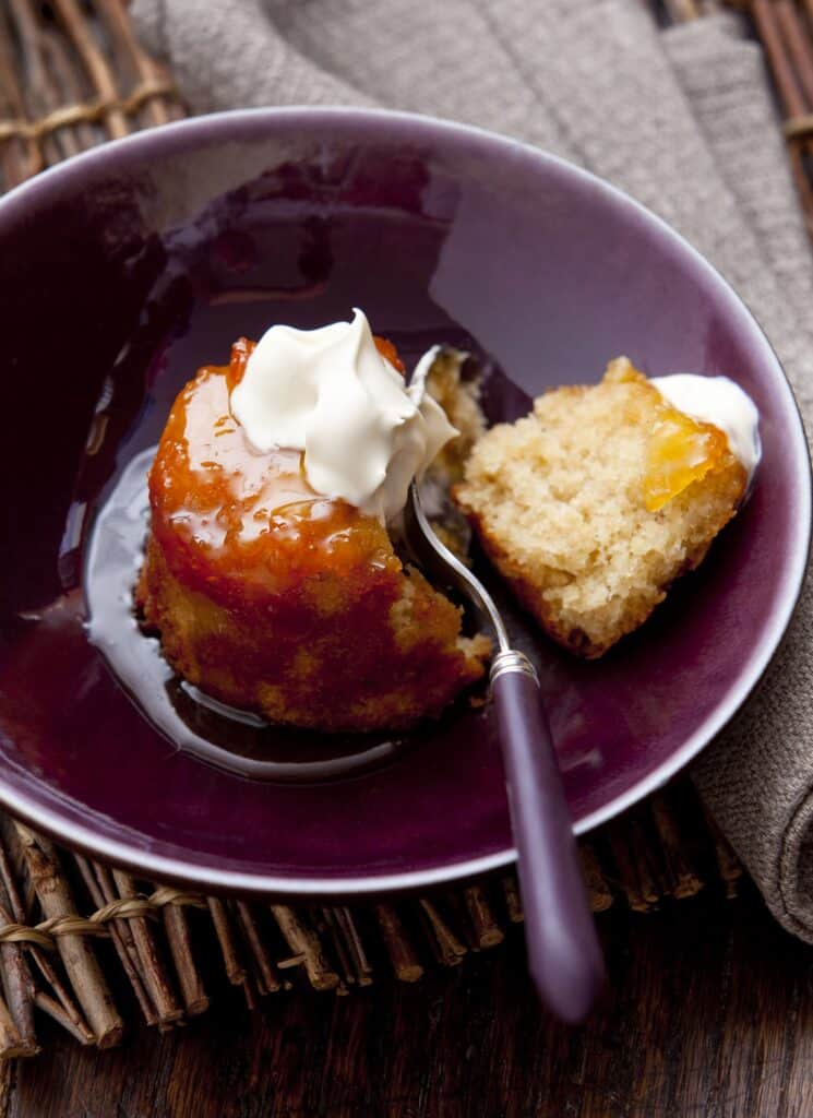 Spiced Apple and Syrup Sponge Puddings 9
