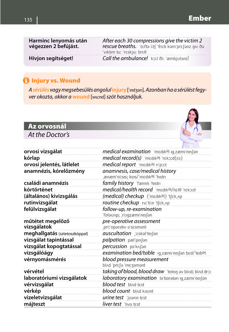 Angol tematikus szótár - Szókincsbővítéshez