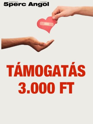 TÁMOGATÁS - 3000 Ft